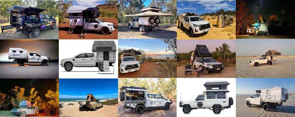 Over 40 models of darwin 4wd rentals for you to chose from